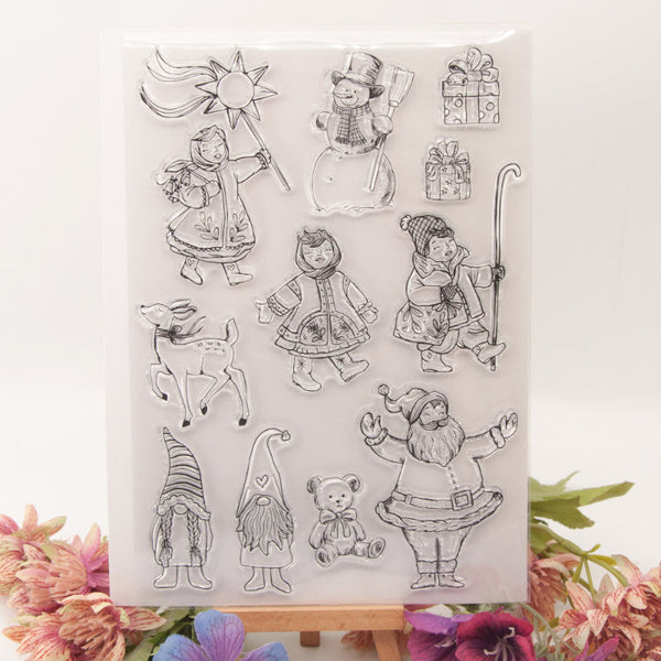 Clear silicone stamp