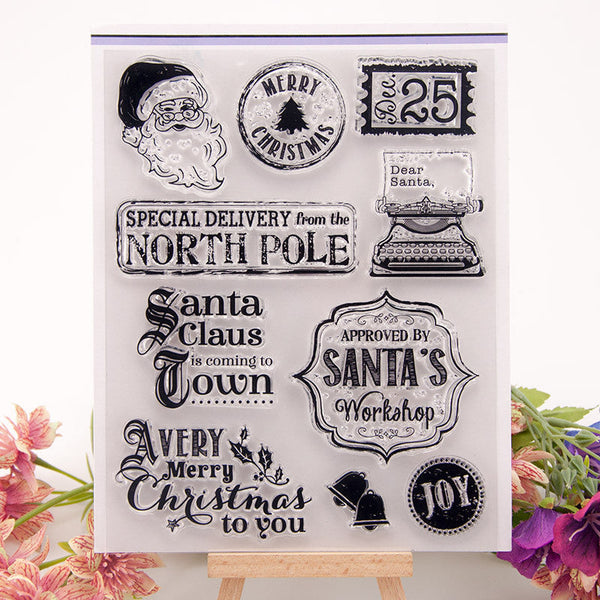 Clear silicone stamp