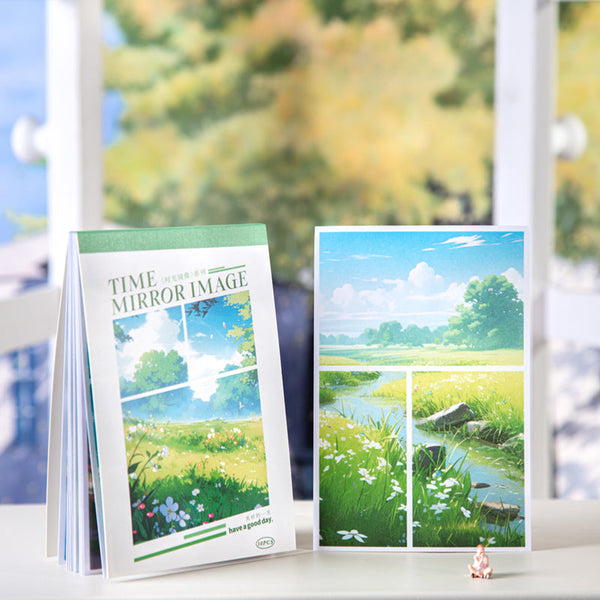 30PCS Time mirror image series sticker book