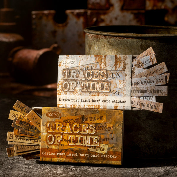 100PCS The Traces of Time Series sticker
