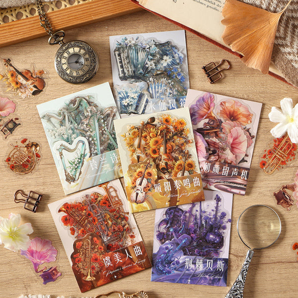 20PCS Flower Sonata Series sticker