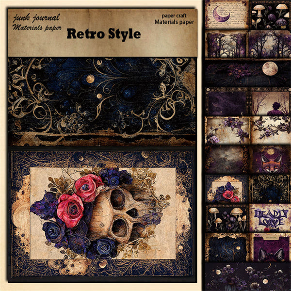 10PCS Purple magic material paper