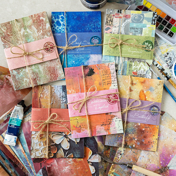 20PCS Colorful Art Store Series material paper