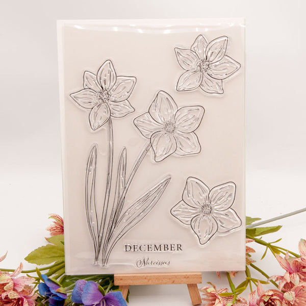 Clear silicone stamp