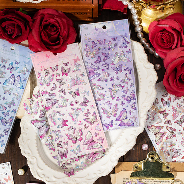 1PCS Phantom Butterfly shadow series sticker
