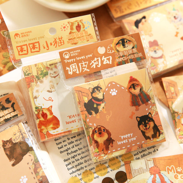 96PCS The Leisure Day Comic series note paper