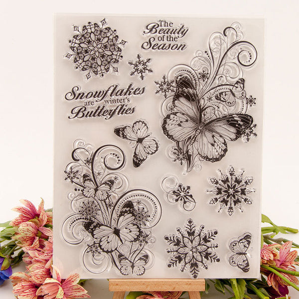 Clear silicone stamp