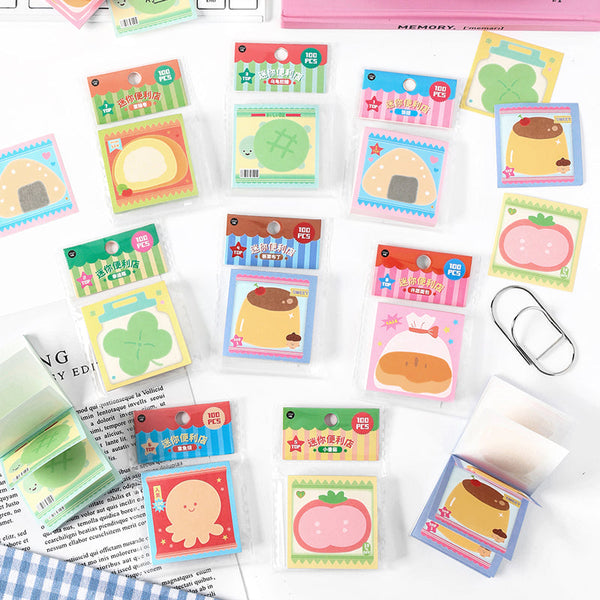 100PCS Mini convenience Store Series note paper