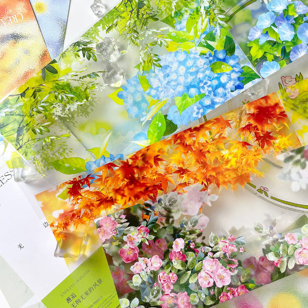 Whole Roll 9cm*4.8m Tree shadows Washi/PET Tape