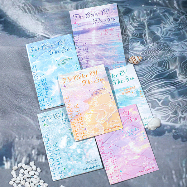 10PCS The color of the sea series sticker
