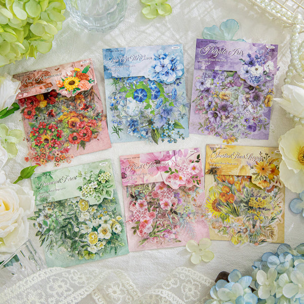 40PCS Romantic Flower Shop Series sticker