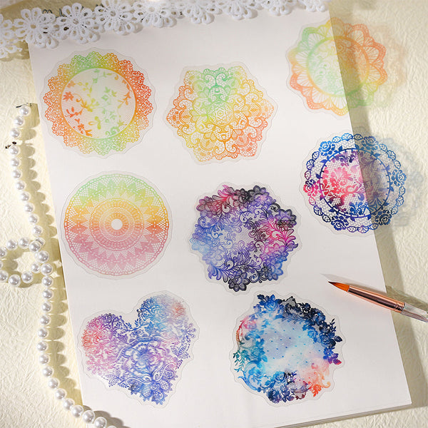 10PCS The Magic color boundary seriess sticker