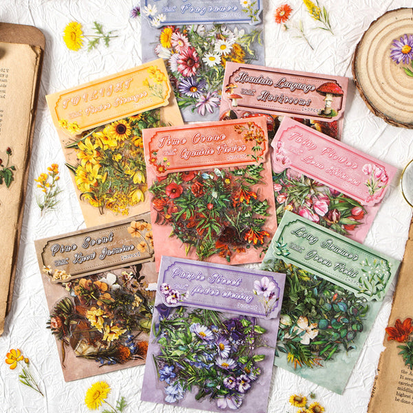 40PCS Flowers dream between series sticker