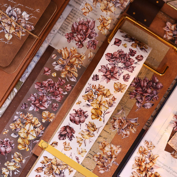 5.5cm*150cm Bougainvillea Washi/PET Tape