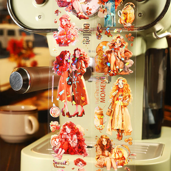 Coffee Girl Serie Shell Light PET-Band 