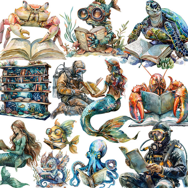 20PCS Underwater world sticker