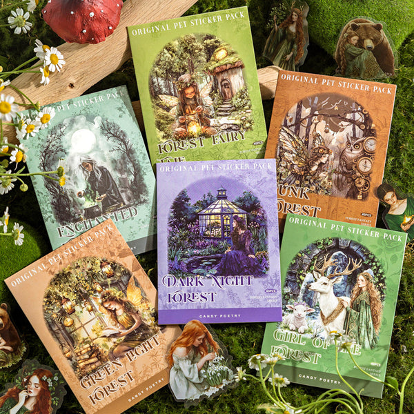 40PCS Forest Fantasy series sticker