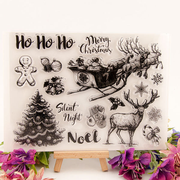 Clear silicone stamp