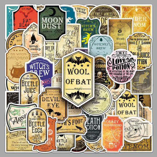 50PCS Magic label sticker