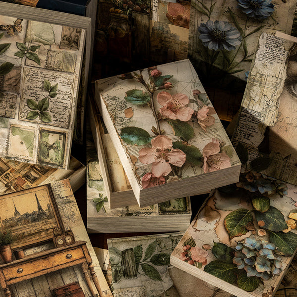200PCS Overgrown set Series material paper