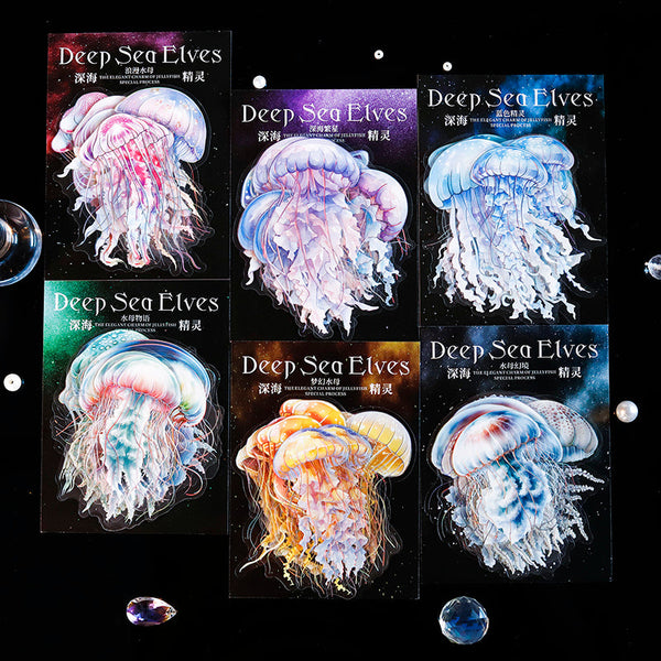 12PCS Deep Sea Spirit series sticker