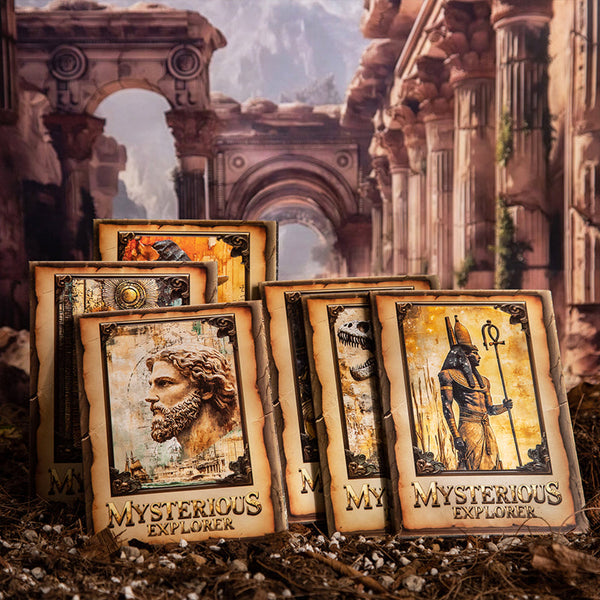 30PCS Mysterious Explorer Series material paper