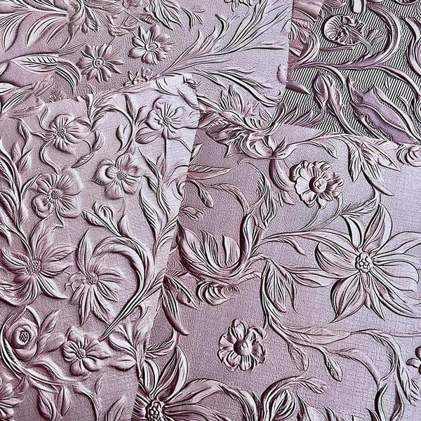 16 piezas de papel de fondo con patrón de relieve de imitación