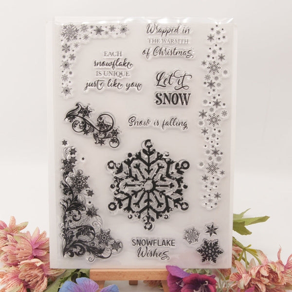 Clear silicone stamp
