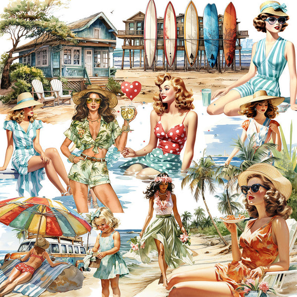 20PCS Seaside life sticker