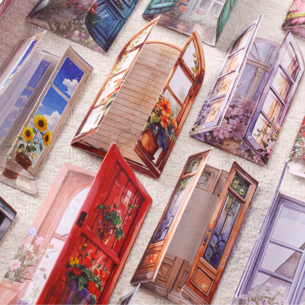 10PCS Time Window Series sticker