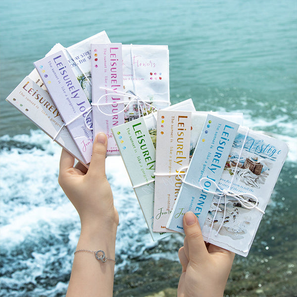 20PCS Leisurely Journey Series material paper