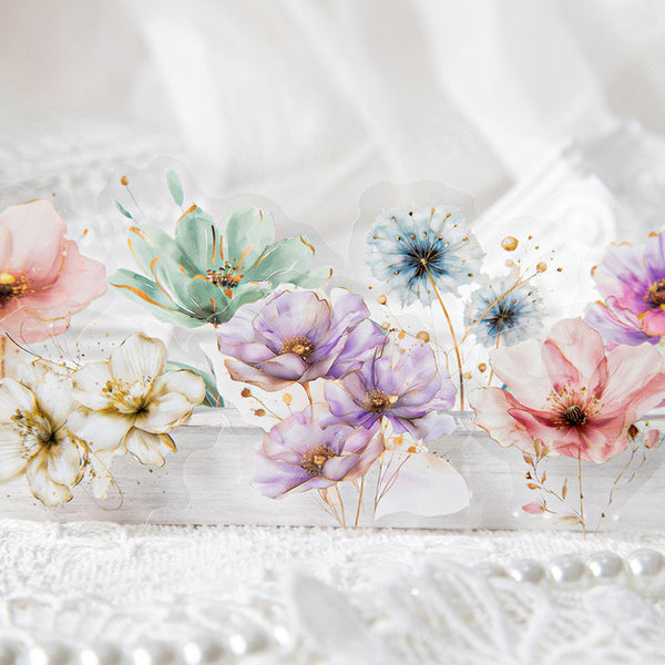 15PCS Flower story series sticker