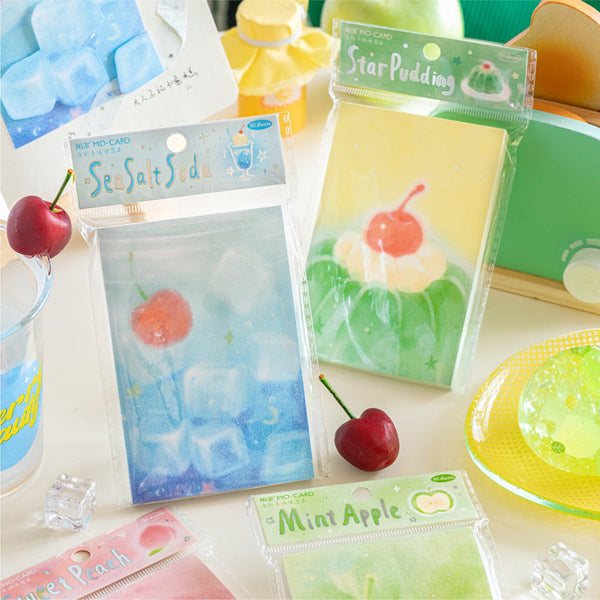 80PCS Fruit flavored sweet tea series note paper