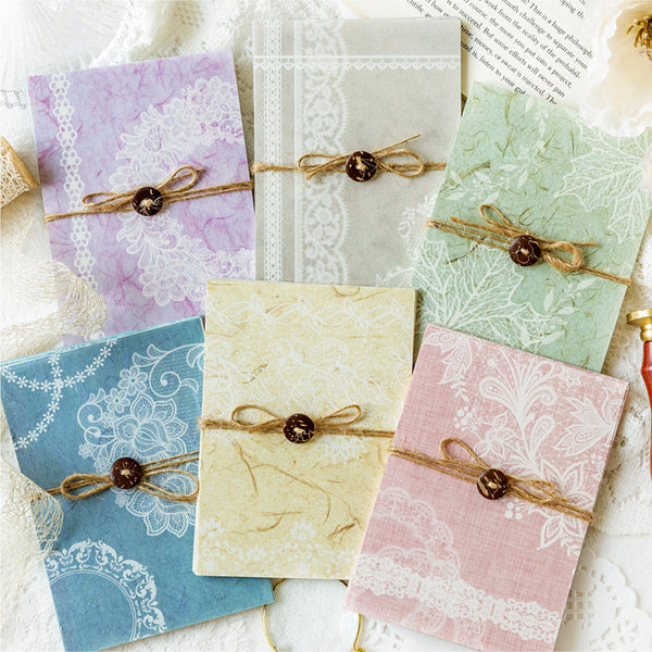 30PCS Lace stationery series material paper