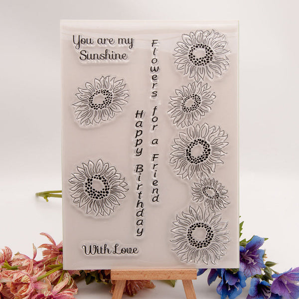 Clear silicone stamp