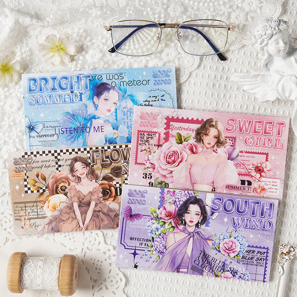 20PCS Girlish special tune Series sticker book