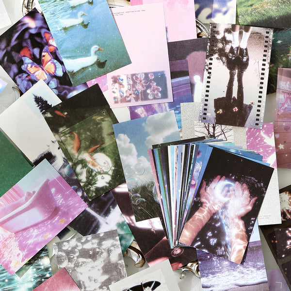 50PCS Long dream series material paper