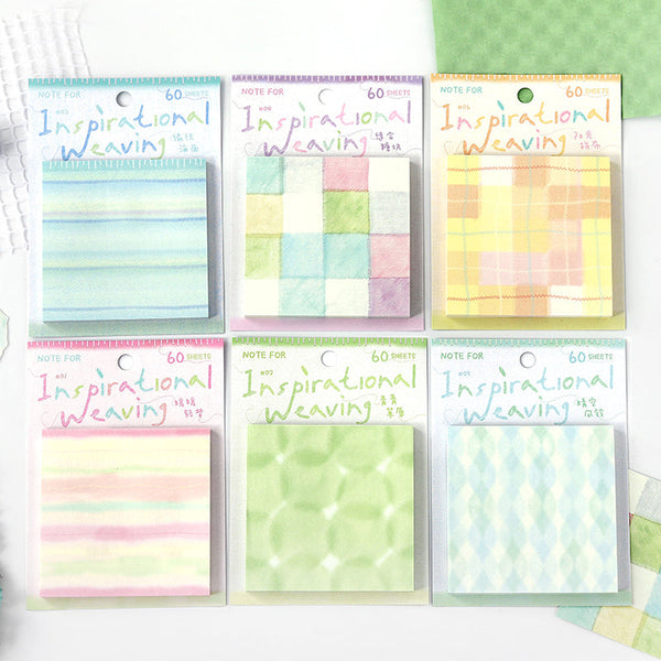 60PCS Inspiration Weaving Series note paper