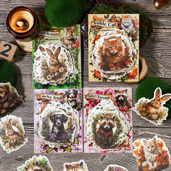 20PCS Animal Happy Land series sticker