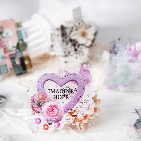 15PCS Fragmented Diary Series sticker