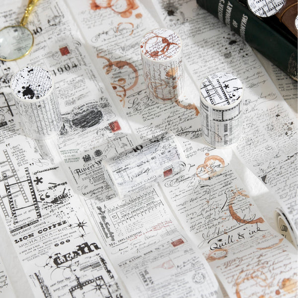Detained letters series Washi Tape