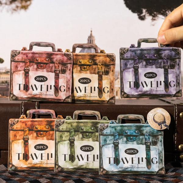 20PCS Travel Feature Box series sticker