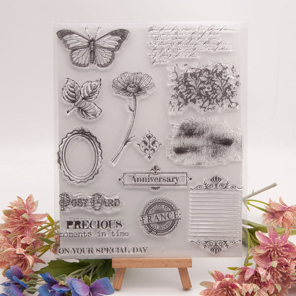 Clear silicone stamp