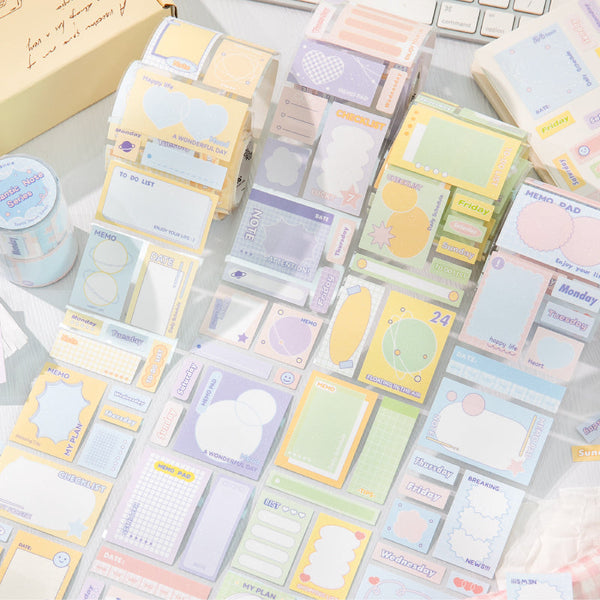Romantic Notebook Series Flash Synthetic Paper Tape