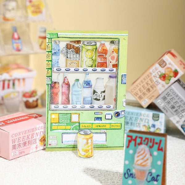 50PCS Weekend Convenience Store Series sticker