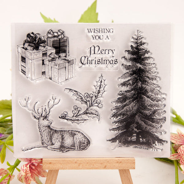 Clear silicone stamp