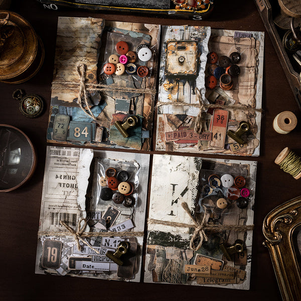 50PCS Junk Journals series material paper set