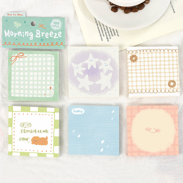 100PCS Layered Color Dream Series note paper