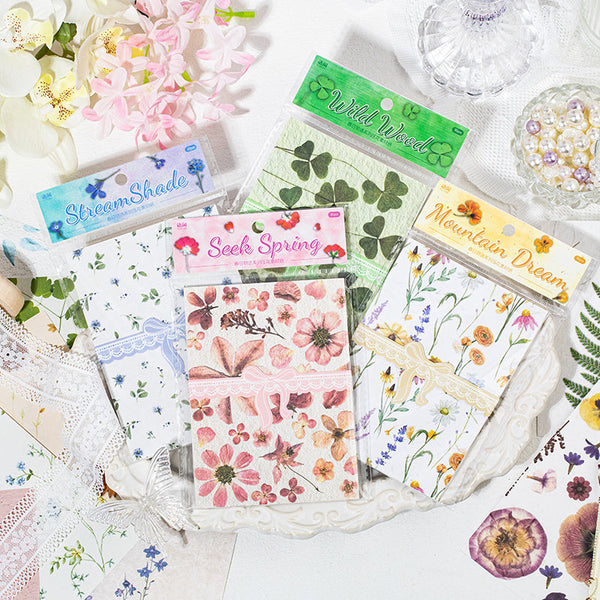 30PCS Spring Story Series material paper