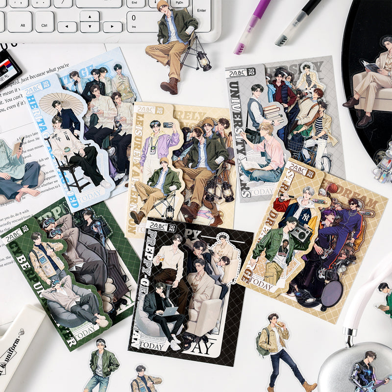 Crowd Footprints Series Sticker – Journaldream